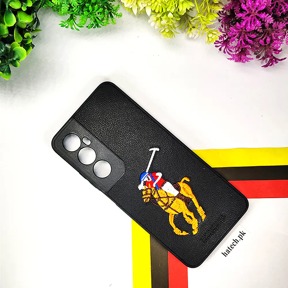 [PO43BORELMEC65-2-2] Oppo Realme C65 Santa Barbara Polo Back Case (Black)