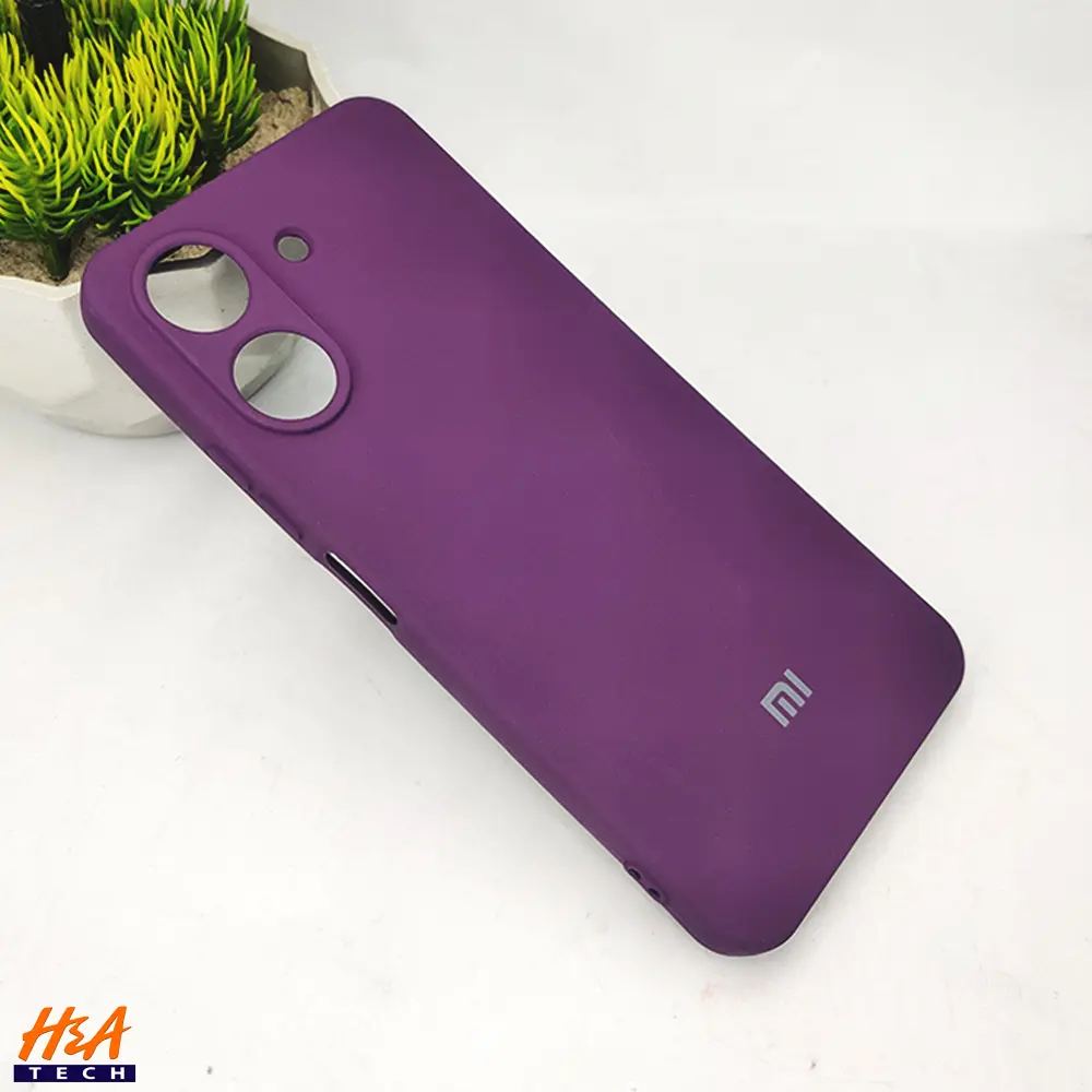 Xiaomi Redmi 13C|Poco C65 Official Soft Silky Back Case (Purple)