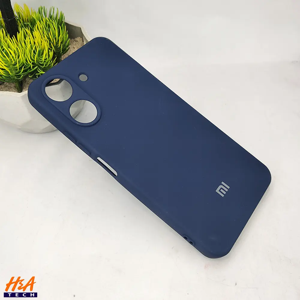 Xiaomi Redmi 13C|Poco C65 Official Soft Silky Back Case (Navy Blue)