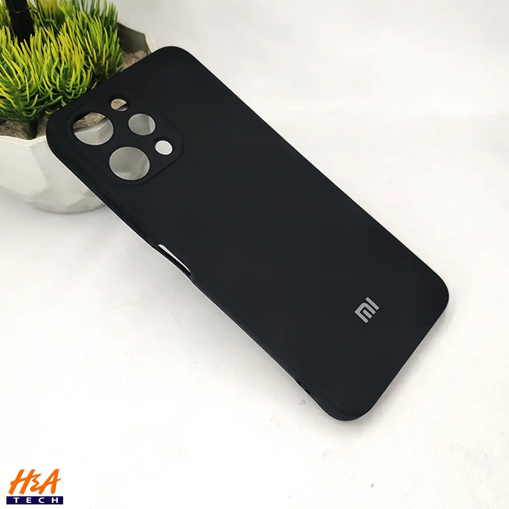 Xiaomi Redmi 12|Note 12R Official Soft Silky Back Case (Black)