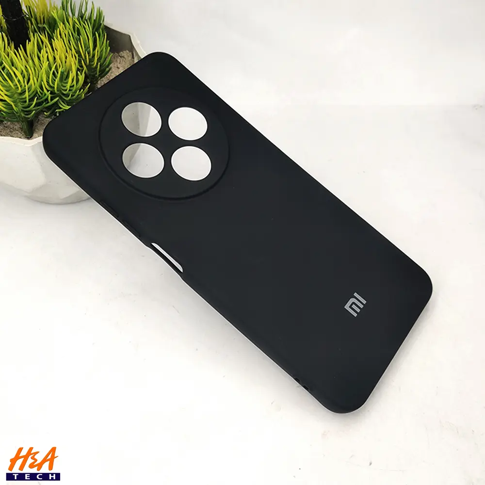 Xiaomi Redmi 14C|Poco C75 Official Soft Silky Back Case (Black)