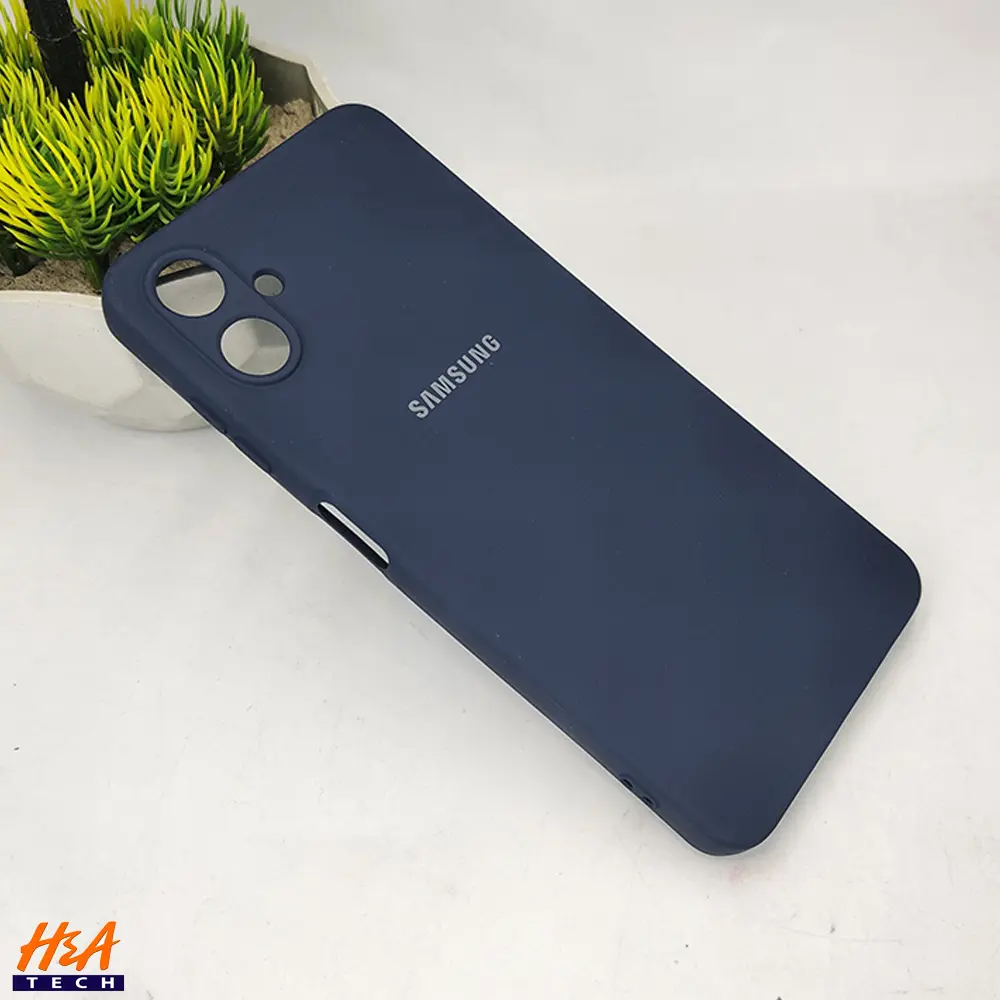 Samsung Galaxy A06 Official Soft Silky Back Case (Navy Blue)