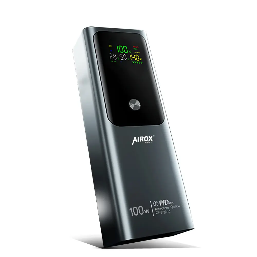 Airox PB-22 Power Bank - 20000mAh with 100W Fast Charging for Laptops