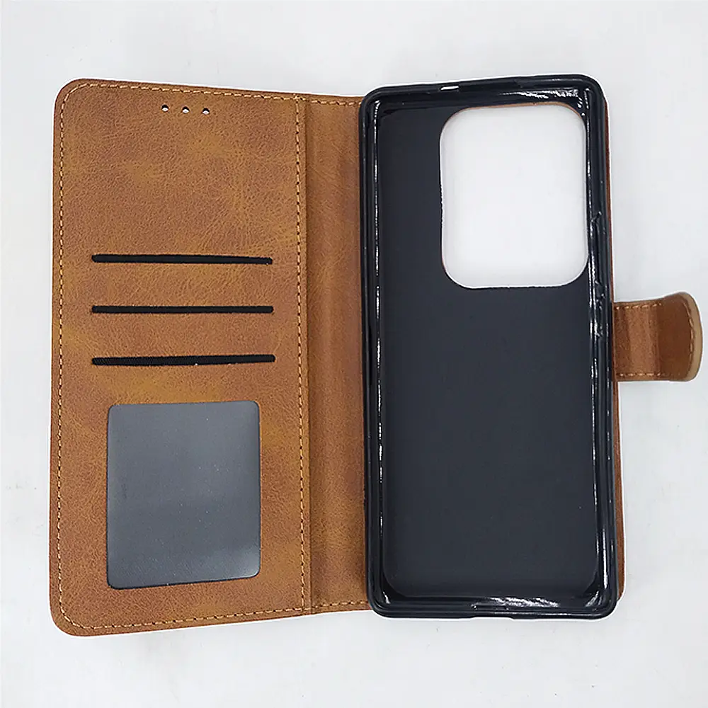 Infinix Zero 30 4G Luxuary Leather Book Case (Golden)
