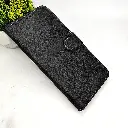 Xiaomi Redmi 13C|Poco C65 Luxuary Leather Book Case (Black)