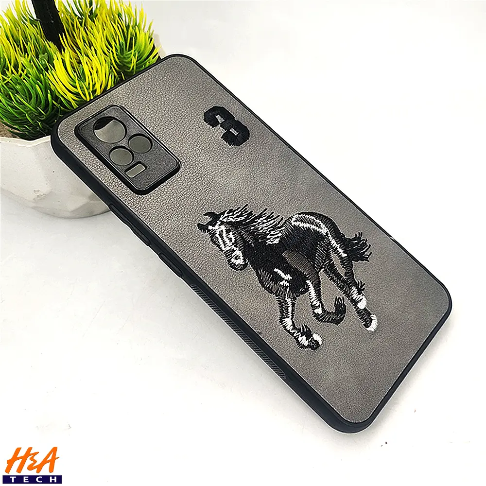 [PO43BVIV21E-13-9] Vivo V21E|Y73 2021 Santa Barbara Polo Raquet Back Case (Gray)