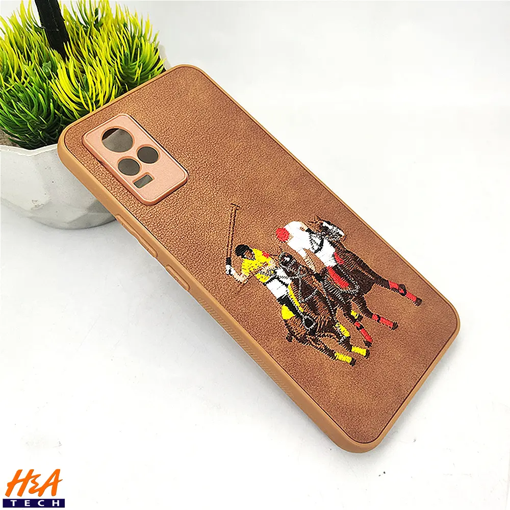 Vivo V21E|Y73 2021 Santa Barbara Polo Raquet Back Case (Brown)