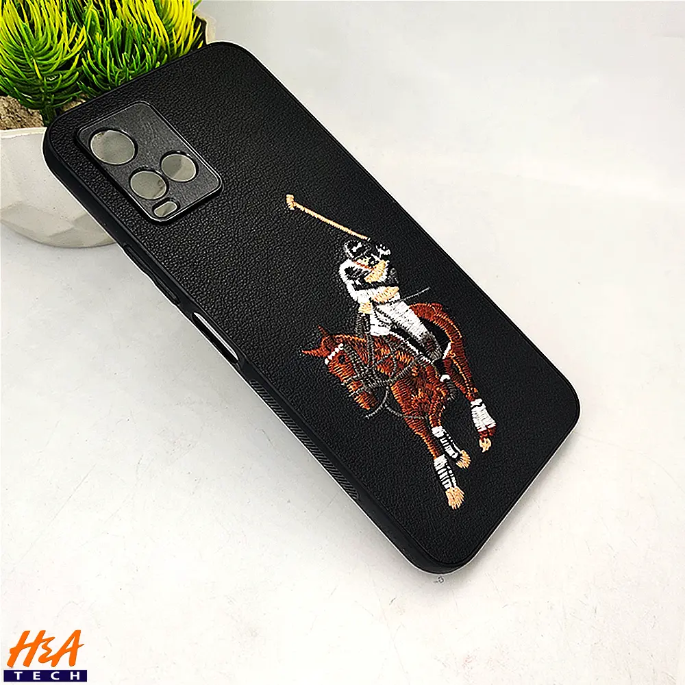 [PO43BVIY33S-13-2] Vivo Y33s|Y33T|Y21T|Y21s Santa Barbara Polo Raquet Back Case (Black)
