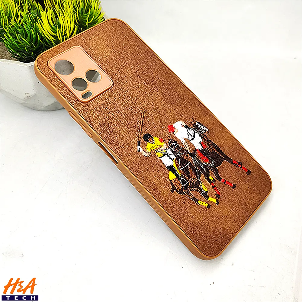 Vivo Y33s|Y33T|Y21T|Y21s Santa Barbara Polo Raquet Back Case (Brown)