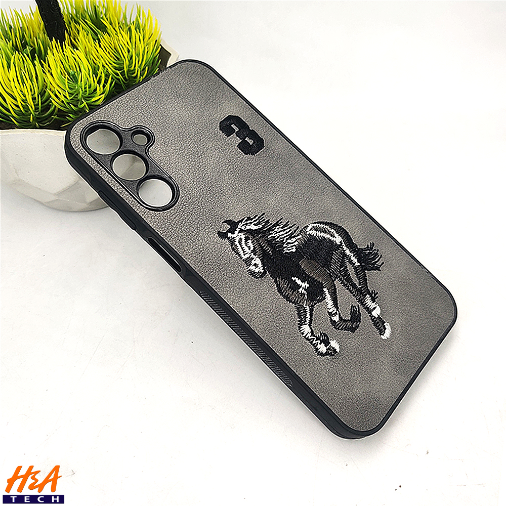 Samsung A15 Santa Barbara Polo Raquet Back Case (Gray)