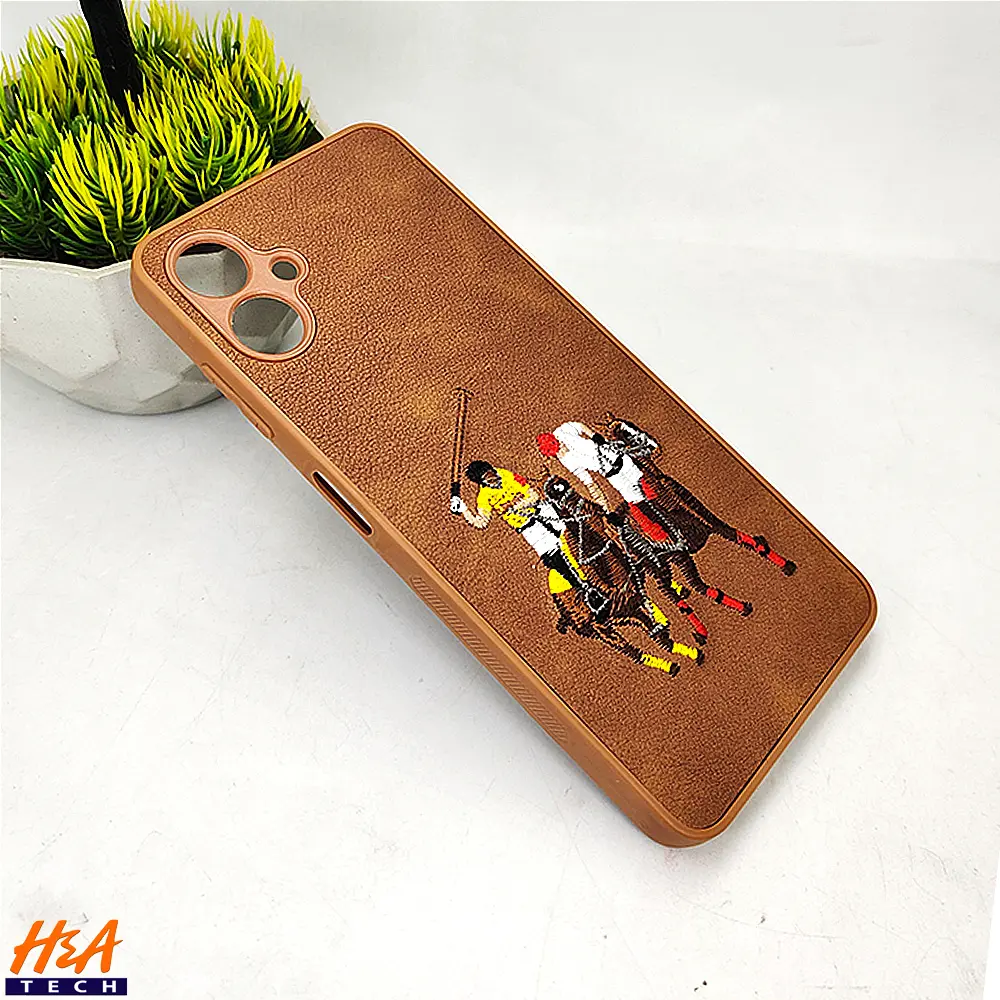 Samsung Galaxy A06 Santa Barbara Polo Raquet Back Case (Brown)