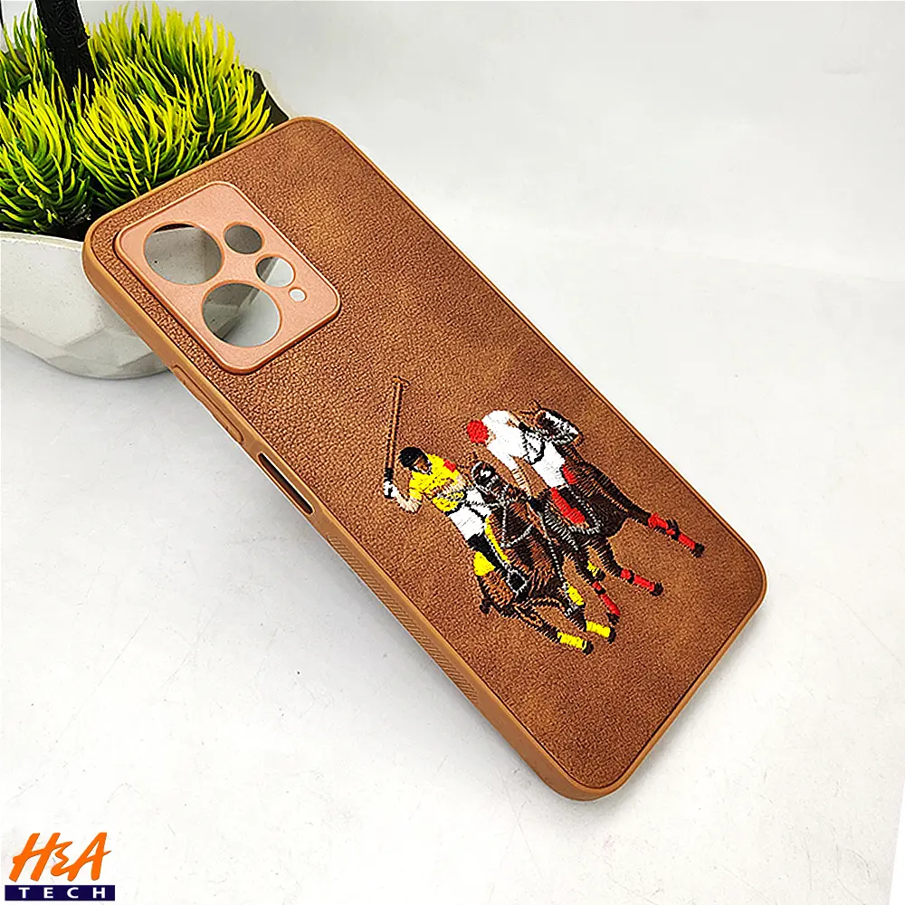 [PO43BMINOT12-13-13] Redmi Note 12 4G Santa Barbara Polo Raquet Back Case (Brown)