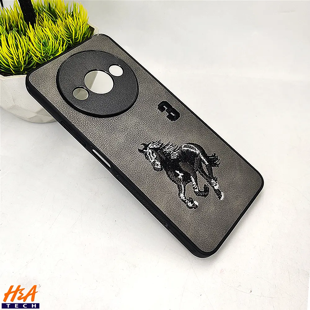 Xiaomi Redmi A3x|Redmi A3 Santa Barbara Polo Back Case (Gray)