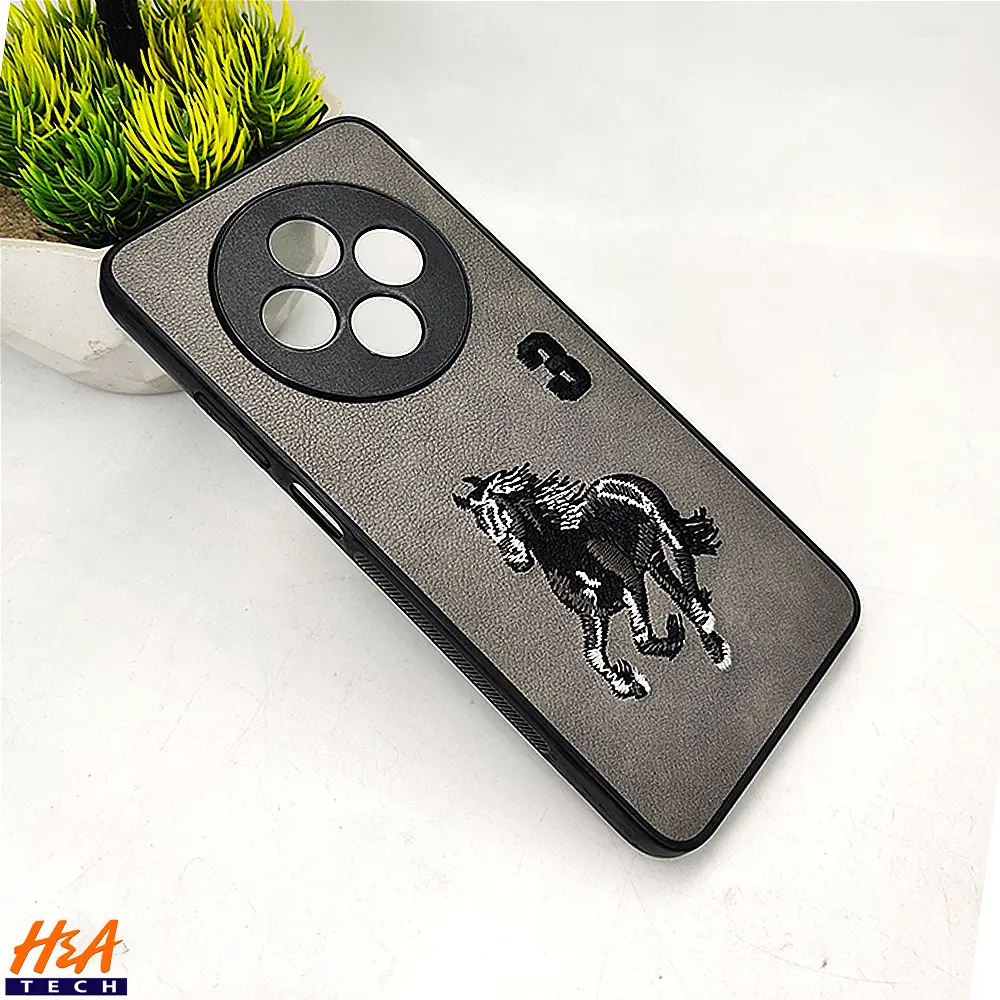 Oppo Reno 12F Santa Barbara Polo Back Case (Gray)