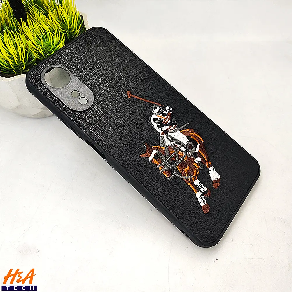 [PO43BOA17-13-2] Oppo A17 Santa Barbara Polo Back Case (Black)