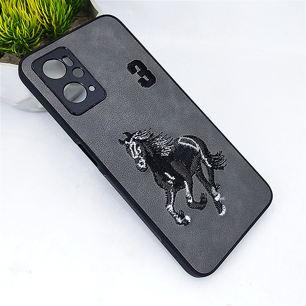 Oppo A76|A96|Realme 9i Santa Barbara Polo Raquet Back Case (Gray)