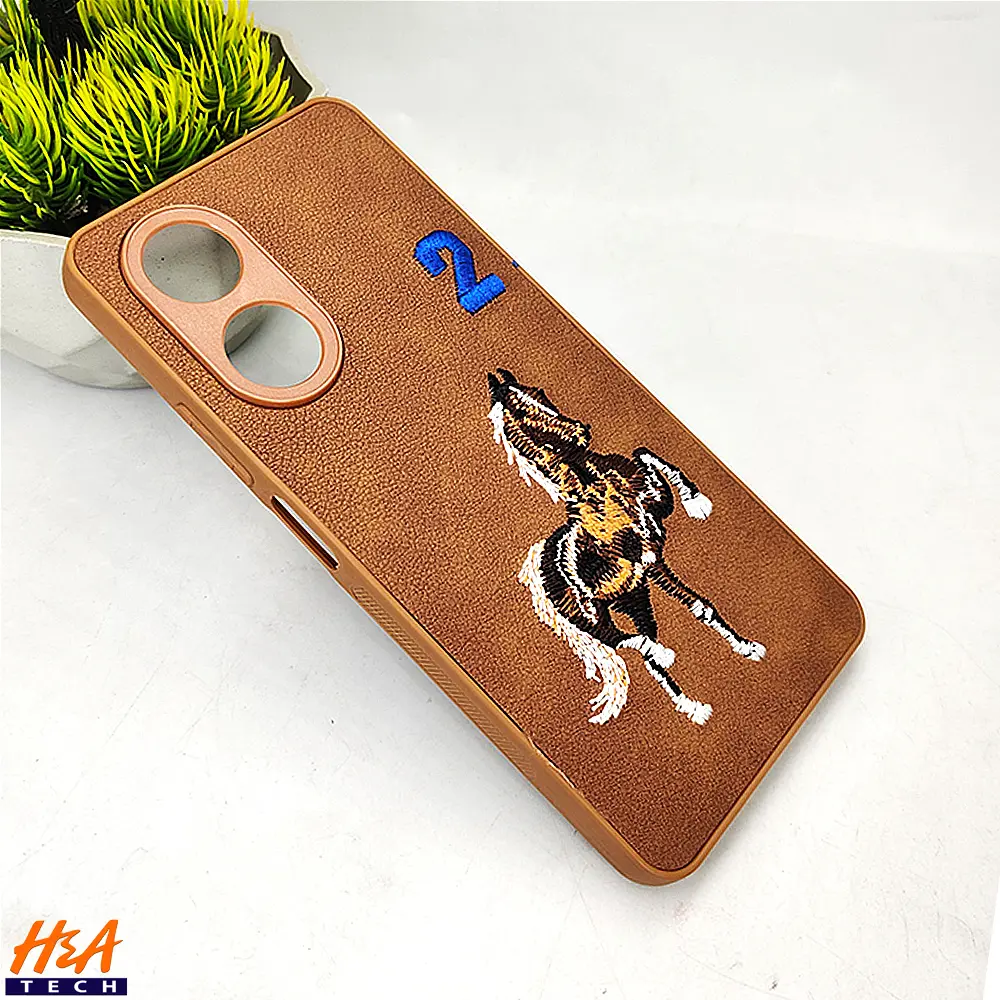 Oppo A58 4G Santa Barbara Polo Raquet Back Case (Brown)