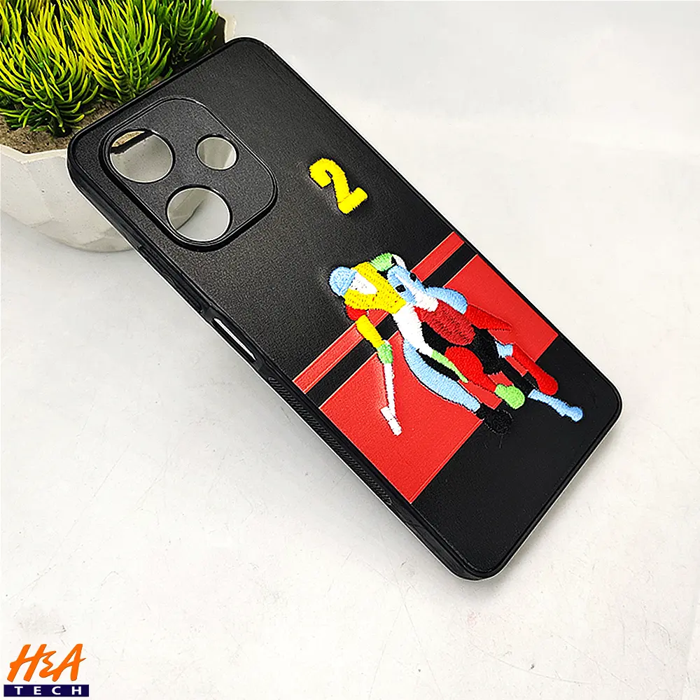 [PO43BIHOT30-13-2] Infinix Hot 30 Santa Barbara Polo Raquet Back Case (Black)