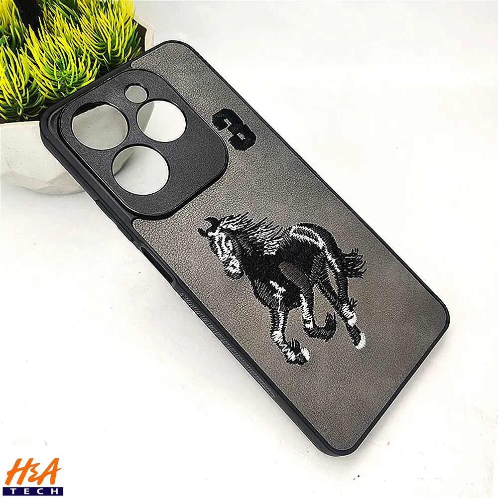 Infinix Hot 40|40 Pro Santa Barbara Polo Raquet Back Case (Gray)