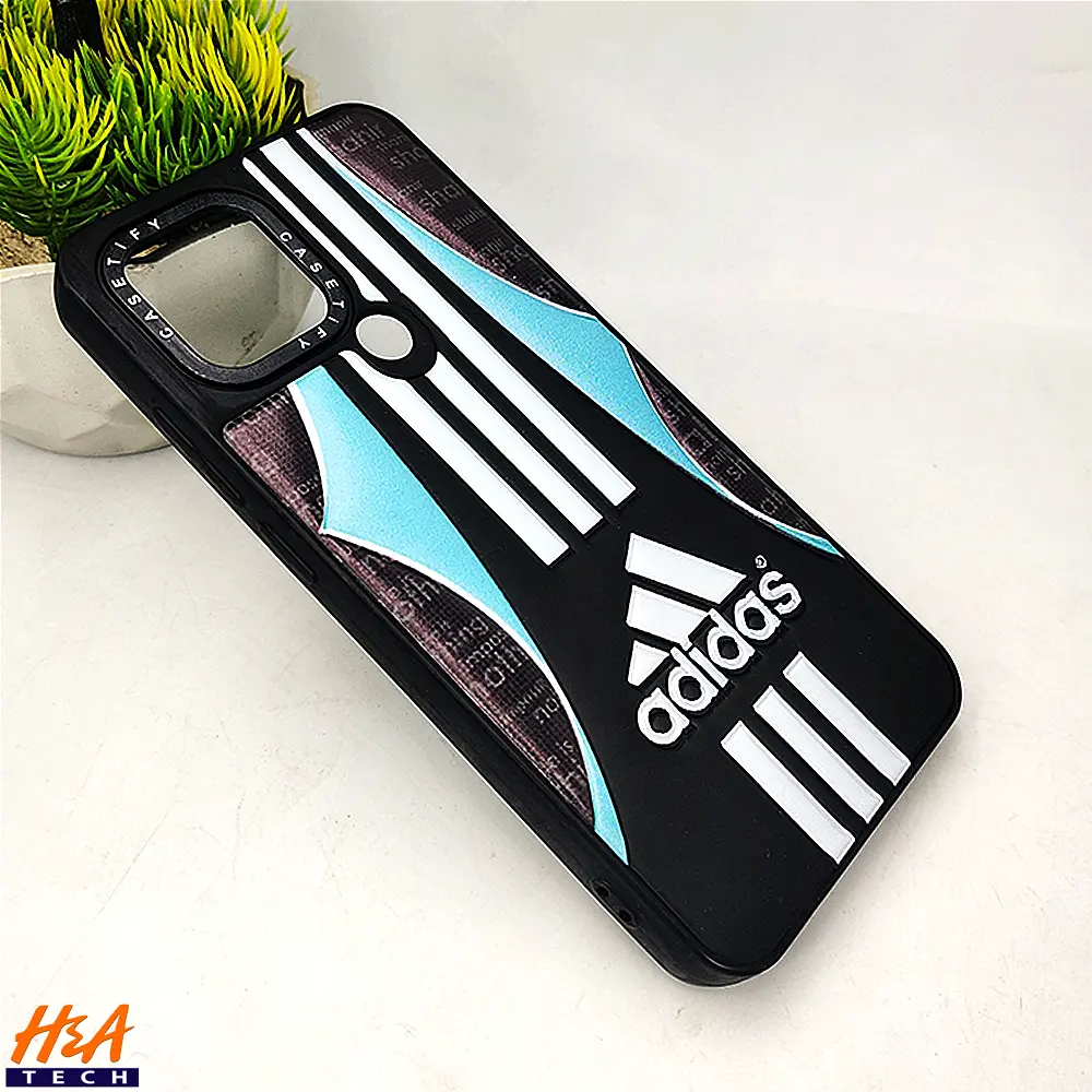 Redmi A1 Plus|A2 Plus Casetify  Silicone Punch Printed Back Case (Black)