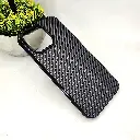 iPhone 16 Pro Max 3D Fiber Fusion Stripe Edition Back Case (Black)