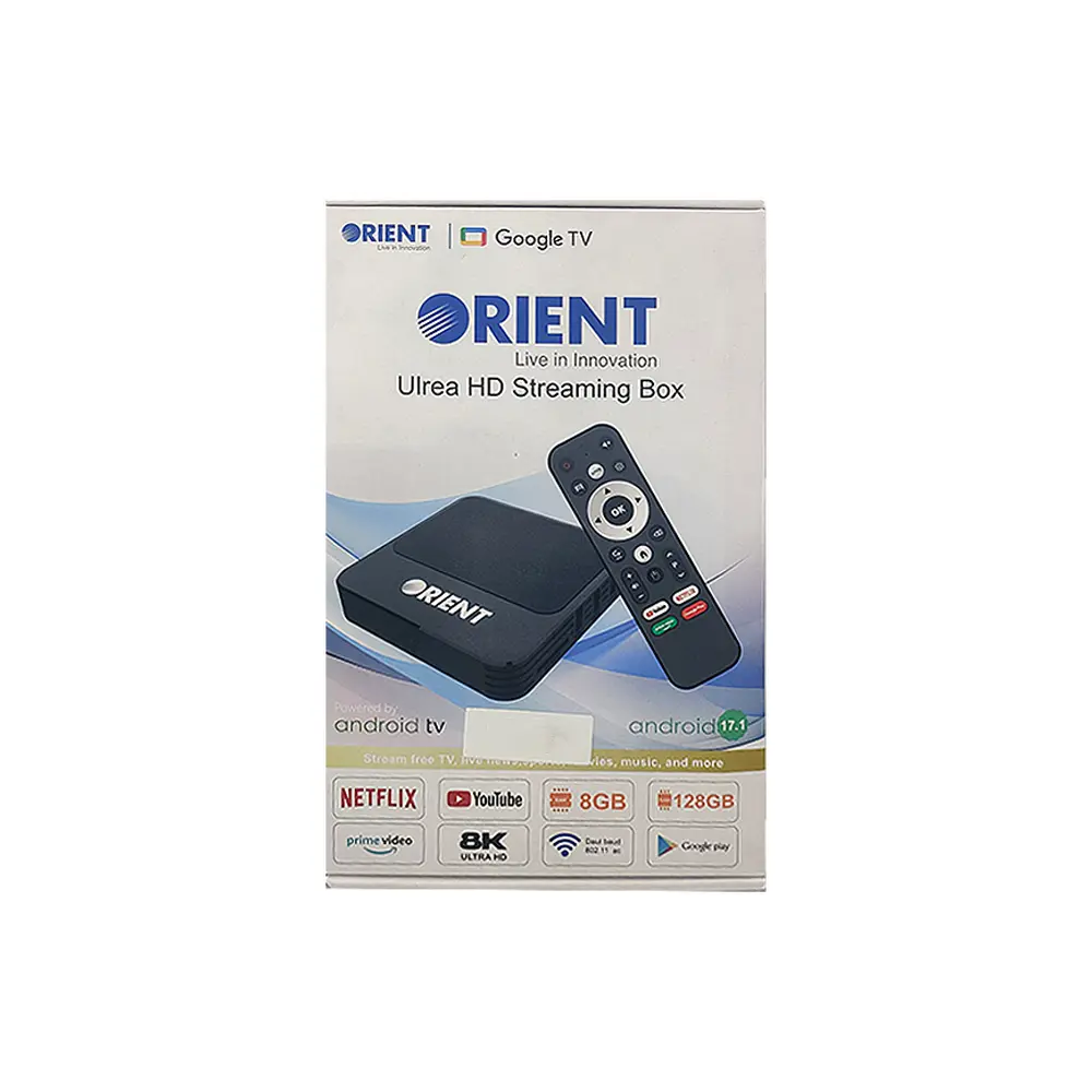 Orient 4GB RAM 64GB Storage Android TV Box - Smart Entertainment Hub