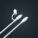 Taar Fusion 2-in-1 Type-C to Type-C & iPhone Charging Cable