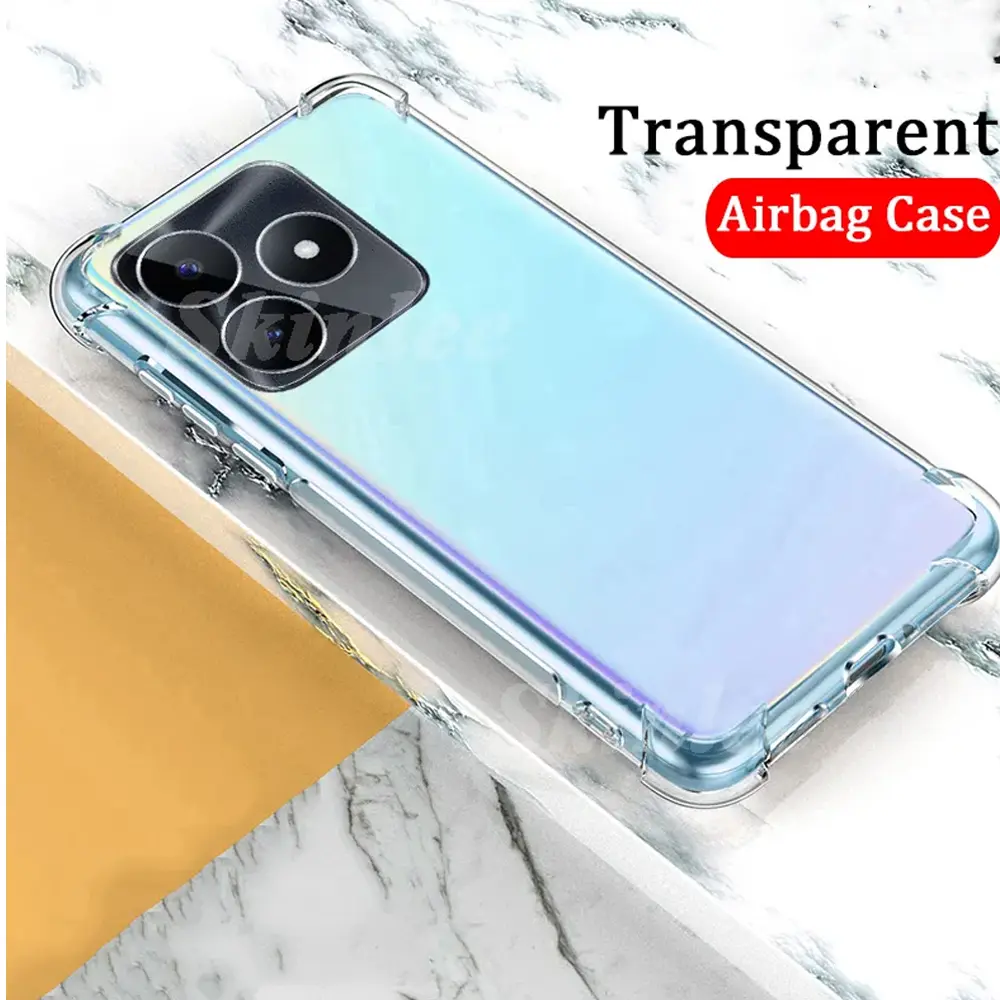 Oppo Realme C63 4G|Realme C61 1.5 MM TPU|Transparent Back Case