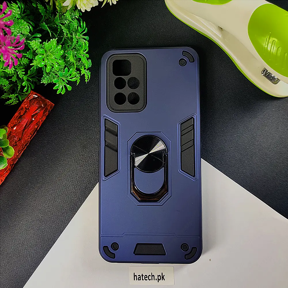 [PO39BMI10-1-17] Xiaomi Redmi 10 4G Armour Back Case (Navy Blue)