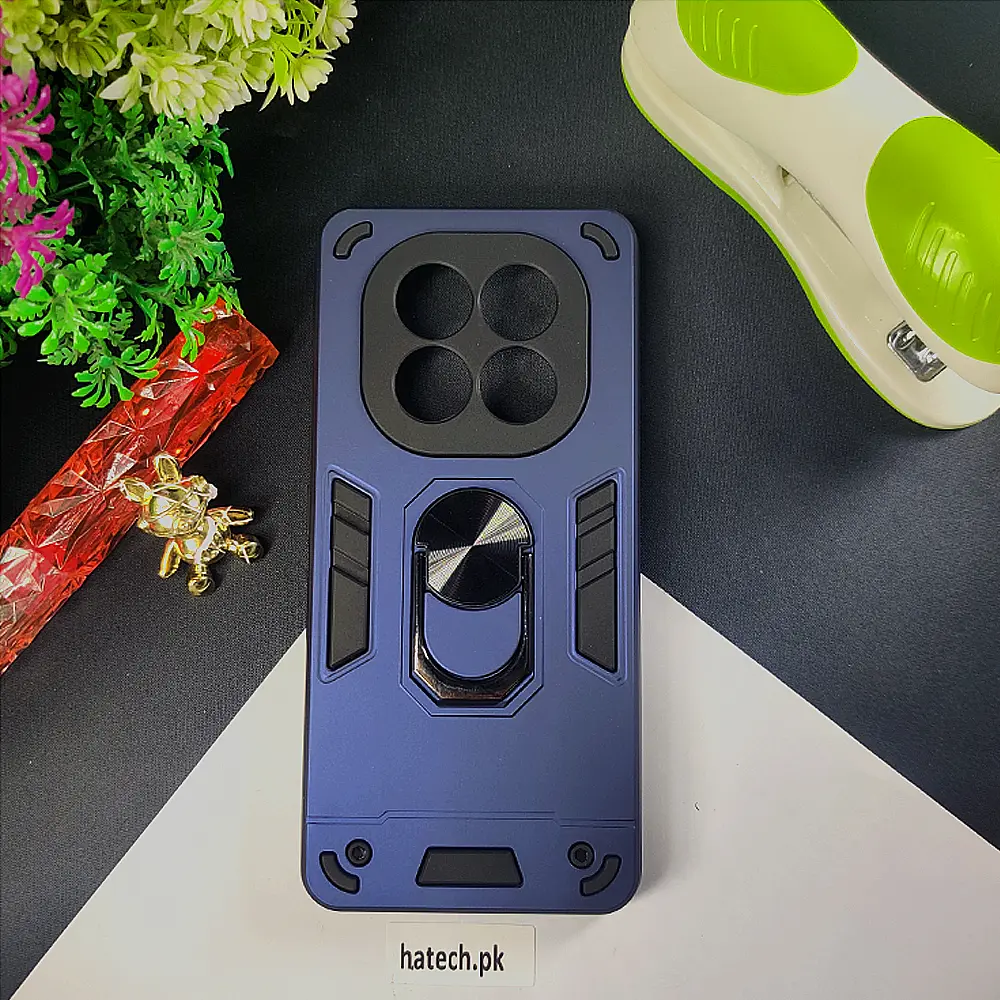 Xiaomi Redmi Note 14 Pro Plus 4G Armour Back Case (Navy Blue)