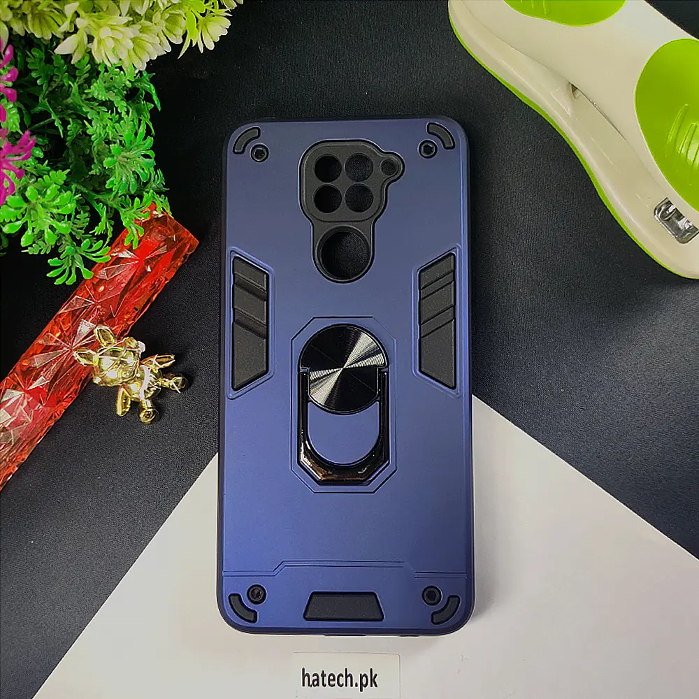 Xiaomi Redmi Note 9|Redmi 10X Armour Back Case (Navy Blue)