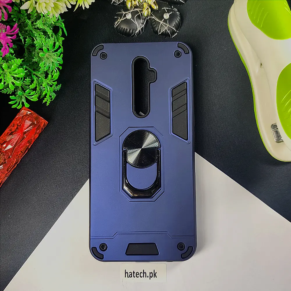 [PO39BORNO2F-1-17] Oppo Reno 2F|Reno 2Z Armour Back Case (Navy Blue)