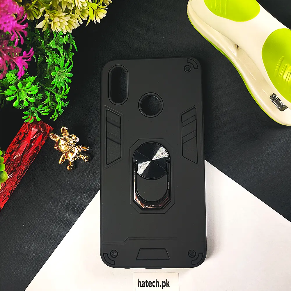 [PO39BORELME3-1-2] Oppo Realme 3 Armour Back Case (Black)