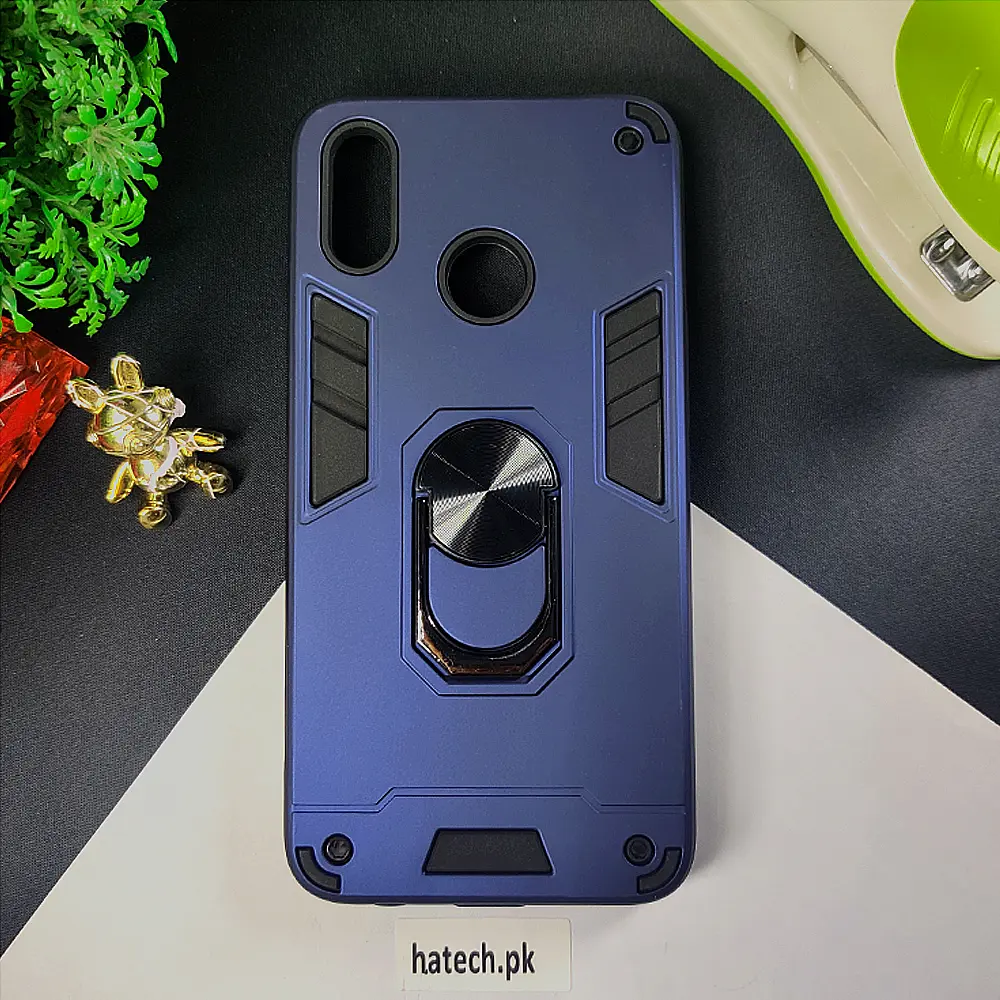 Oppo Realme 3 Armour Back Case (Navy Blue)