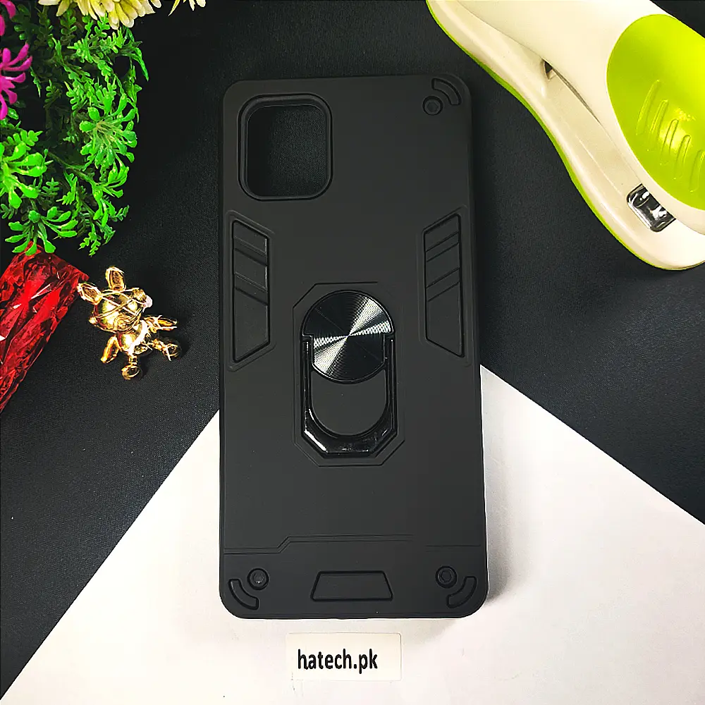 [PO39BSNOT10L-1-2] Samsung Galaxy Note 10 Lite Armour Back Case (Black)