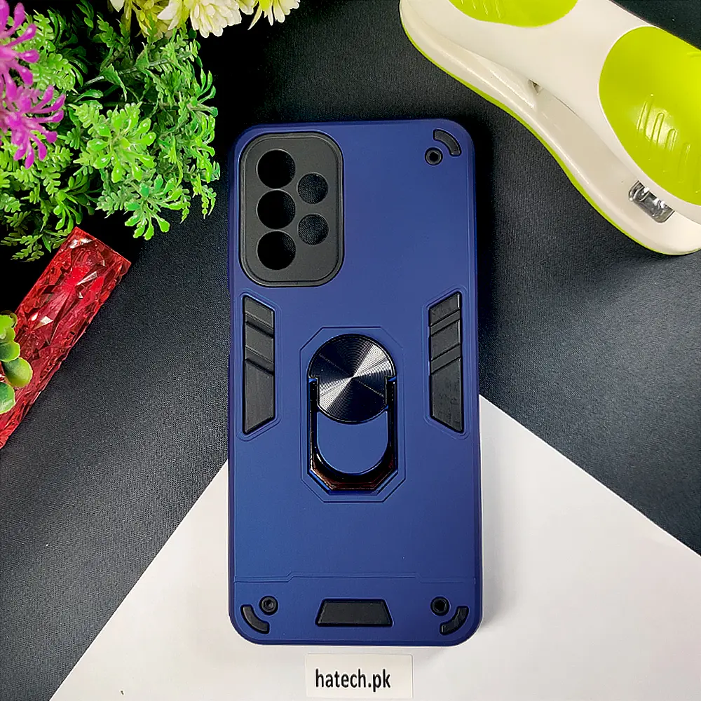 [PO39BSA23-1-3] Samsung Galaxy A23 Armour Back Case (Blue)