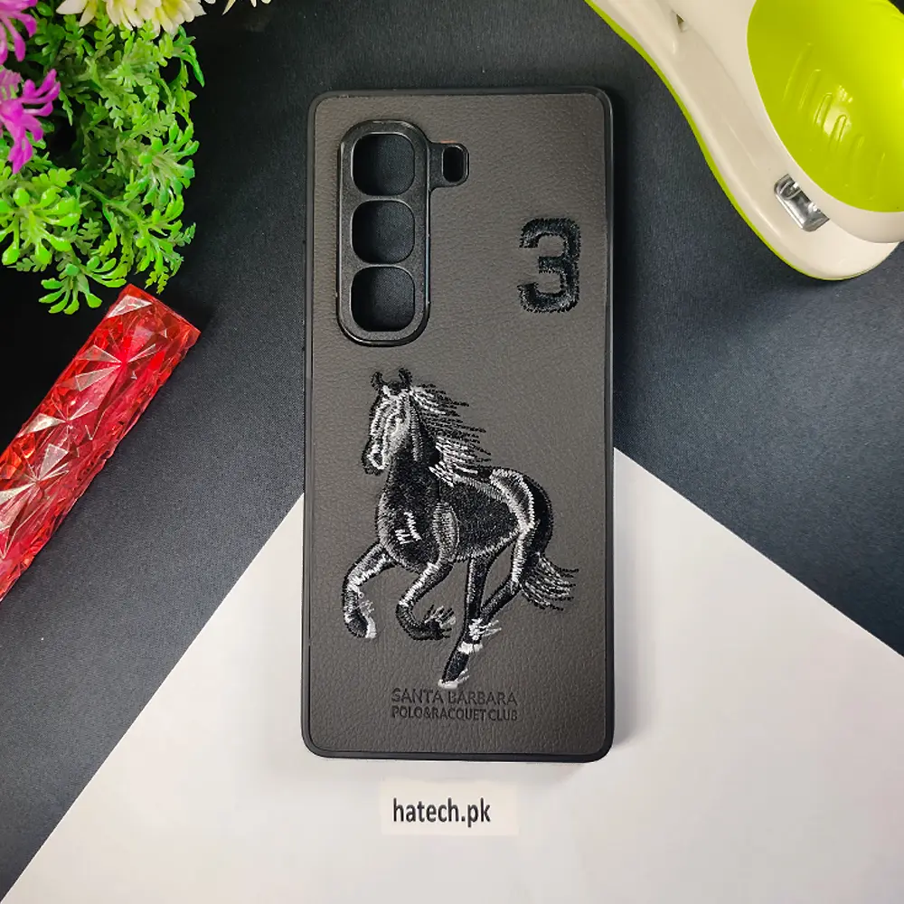 [PO43BIHOT50PRPL-2-9] Infinix Hot 50 Pro Plus 4G Santa Barbara Polo Back Case (Gray)