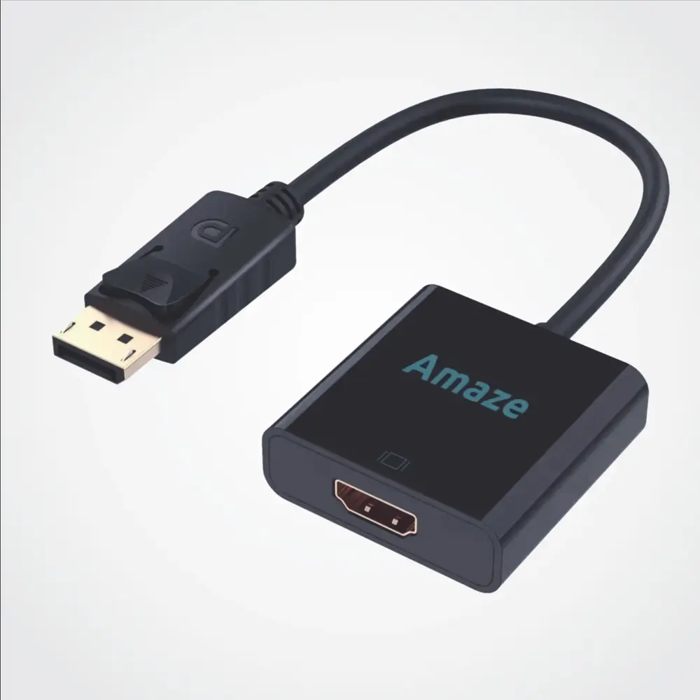 Amaze A-812 DP Female to HDMI Male Port Adapter