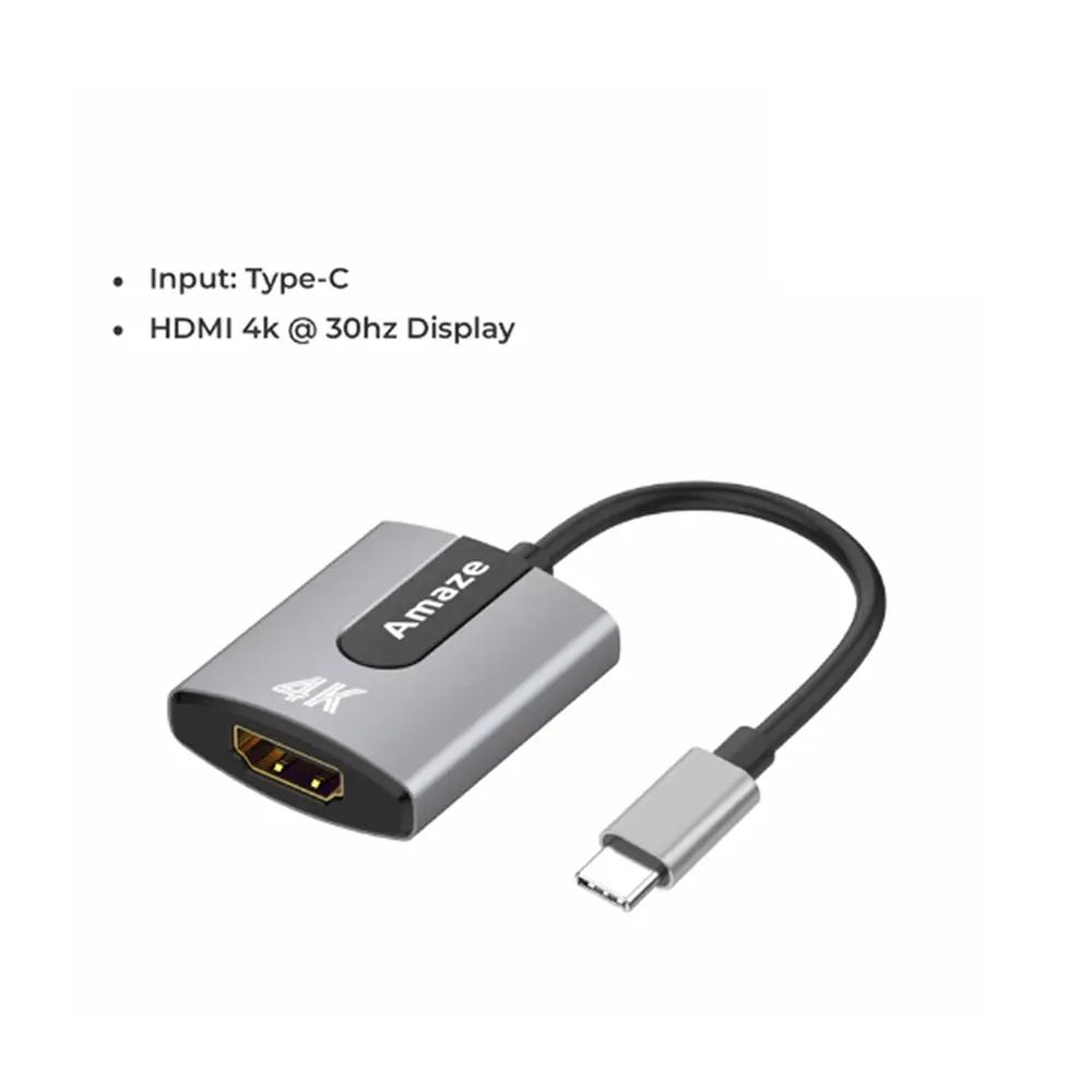 Amaze A-120 Type-C Male to HDMI Female Port Adapter