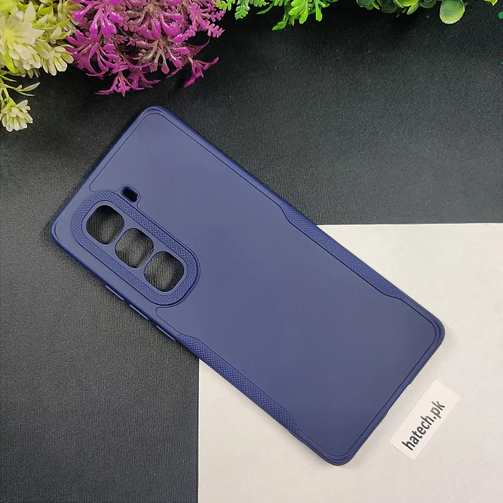 [PO14BIHOT50PRPL-71-17] Infinix Hot 50 Pro Plus Soft Silicone Back Case (Navy Blue)