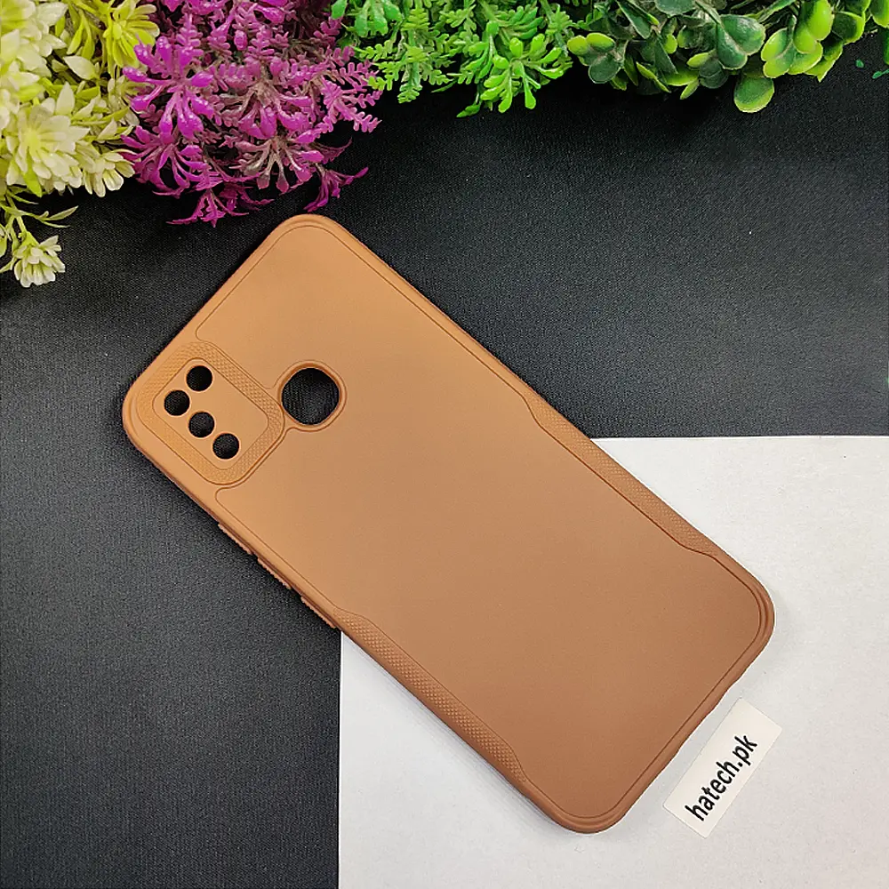 Infinix Smart 5 /Hot 10 Lite Soft Silicone Back Case - Brown