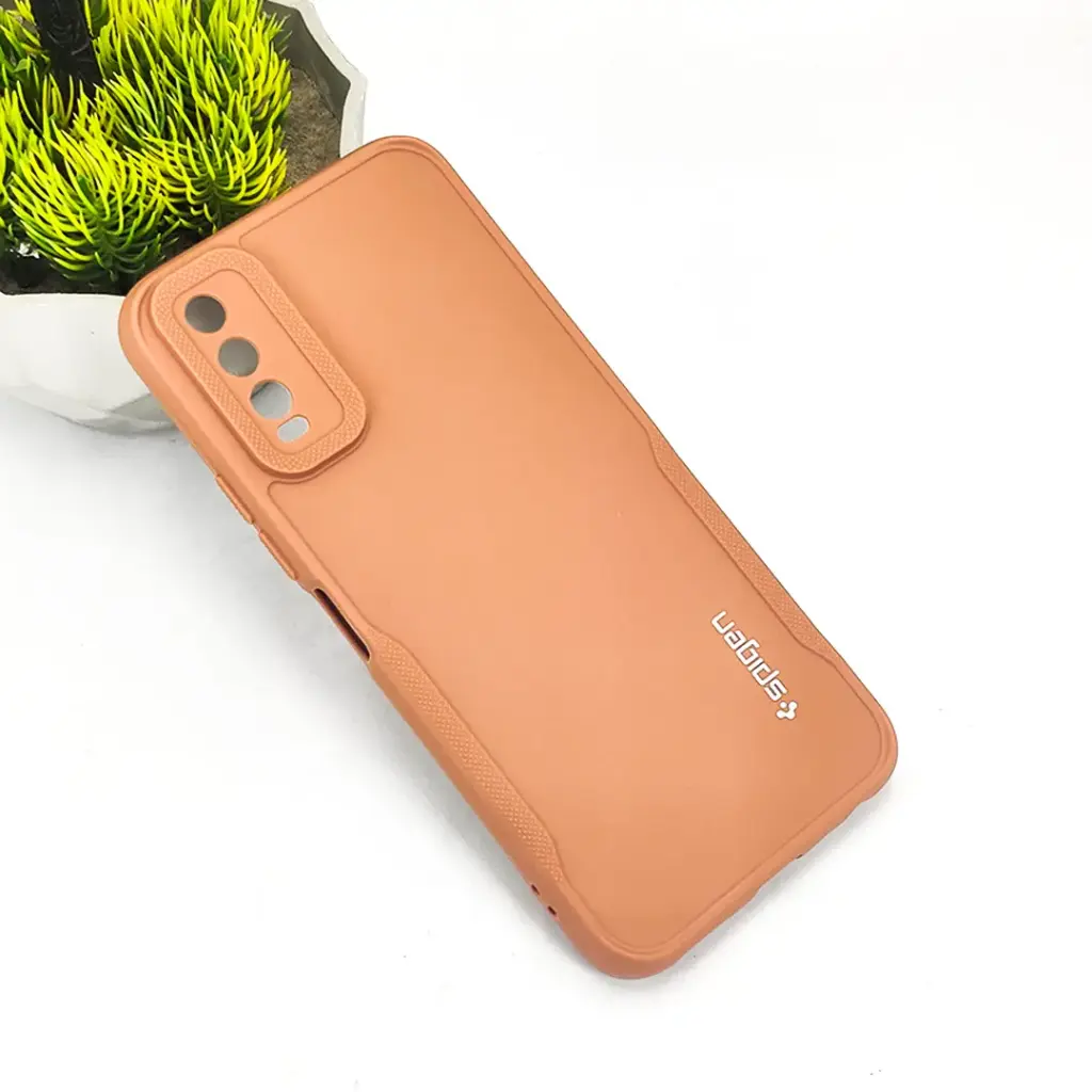 Vivo Y20/Y12S/Y12A/Y20S/Y20I Soft Silicone Back Case (Brown)