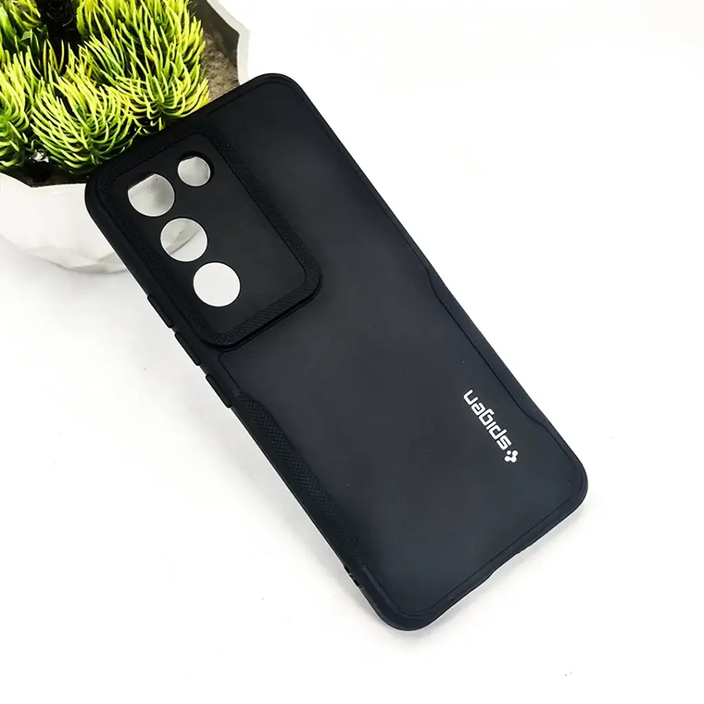 Vivo Y100 4G Soft Silicone Back Case (Black)