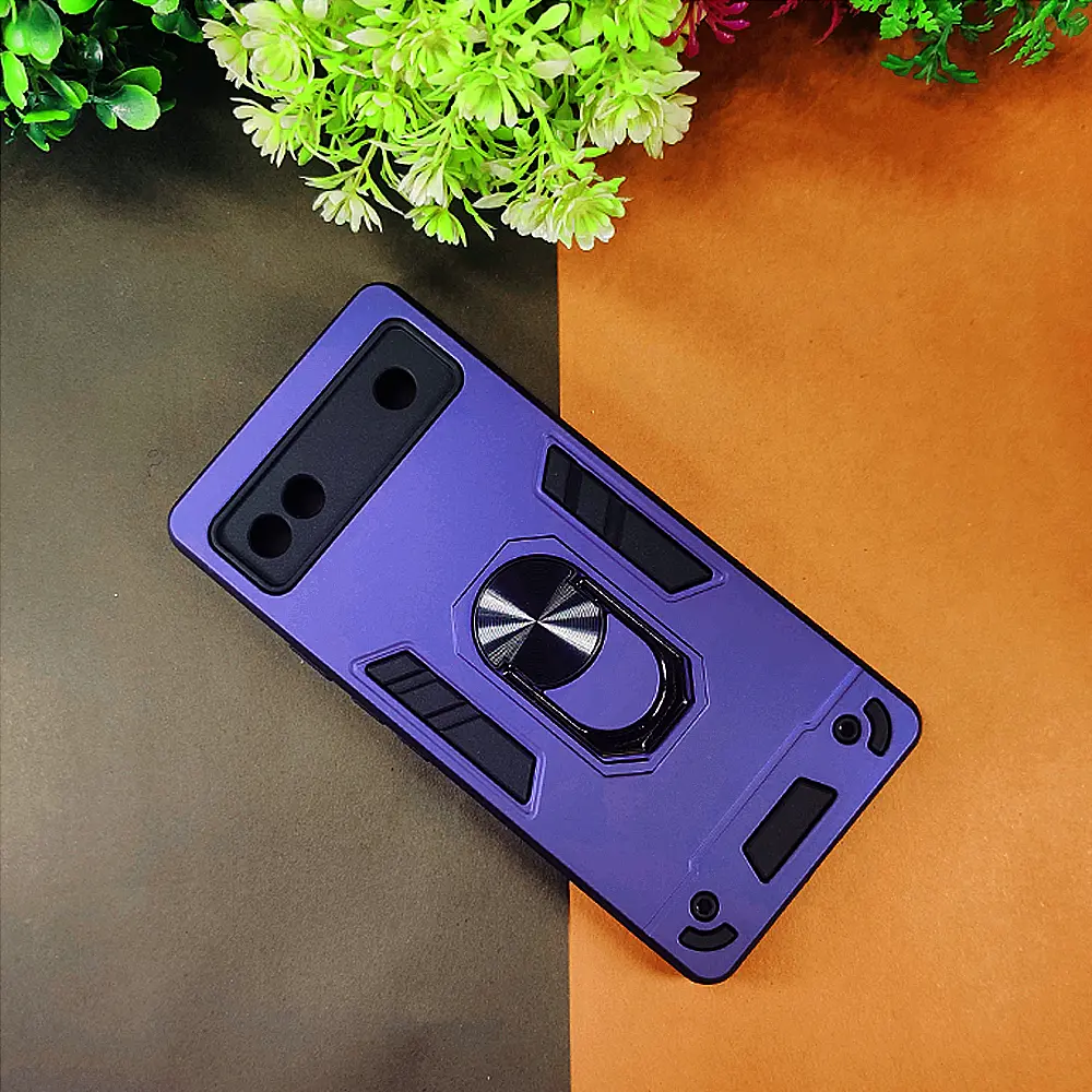[PO39BGPXL6A-1-17] Google Pixel 6A Armour Back Case (Navy Blue)