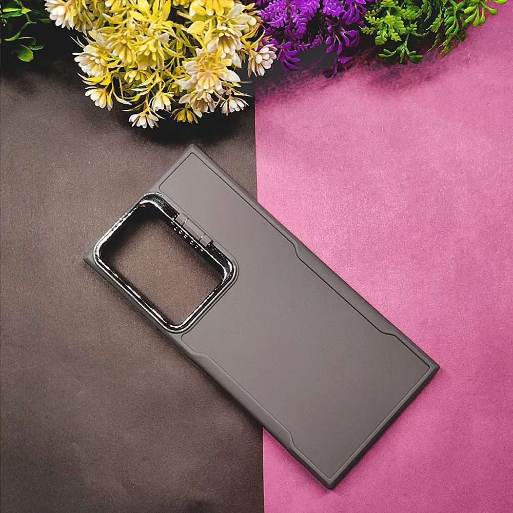 Samsung Galaxy S24 Ultra Case with Pro Camera Stand - Natural Titanium