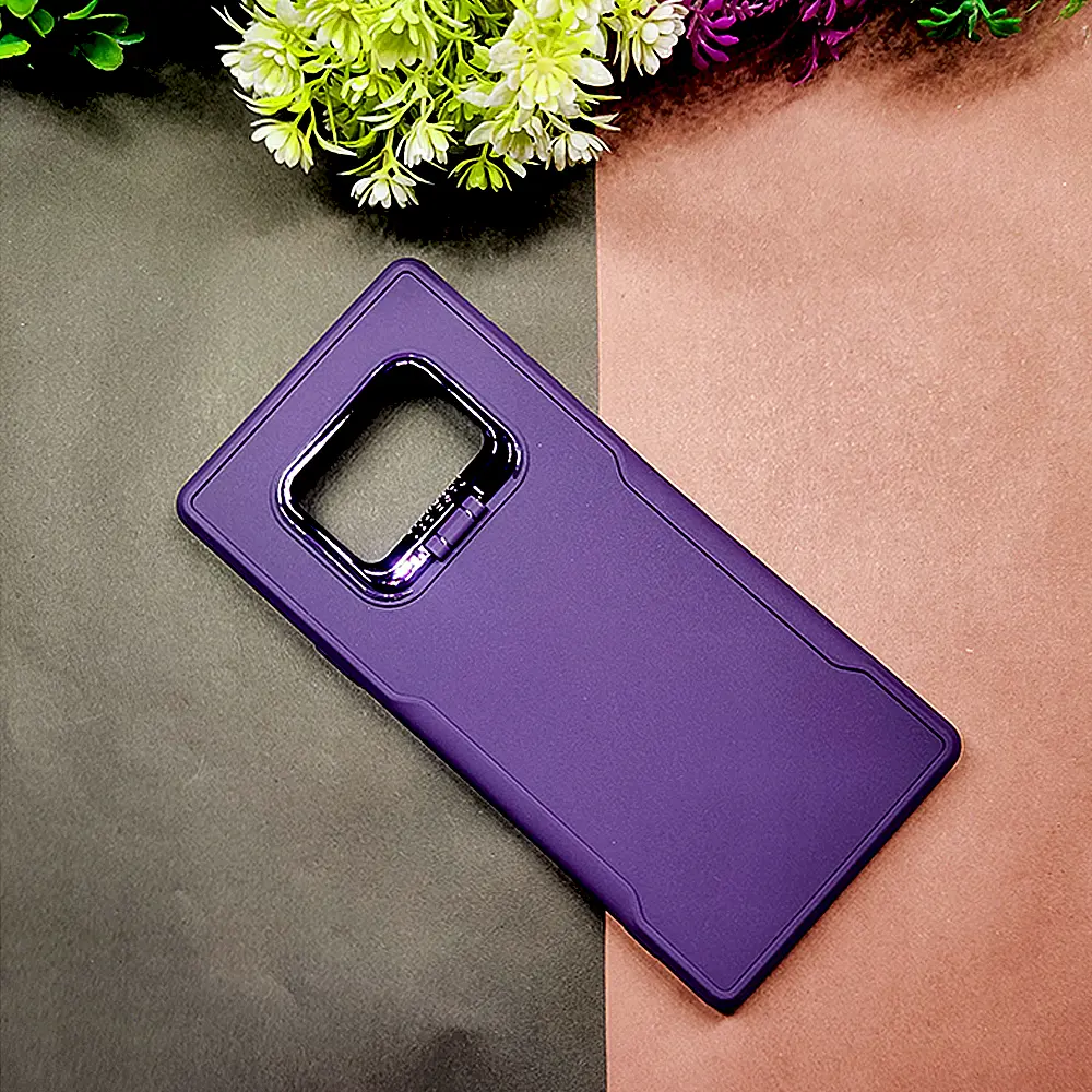 [PO14BSNOT9-72-12] Samsung Galaxy Note 9 Purple Case with Pro Camera Stand - Stylish Protection