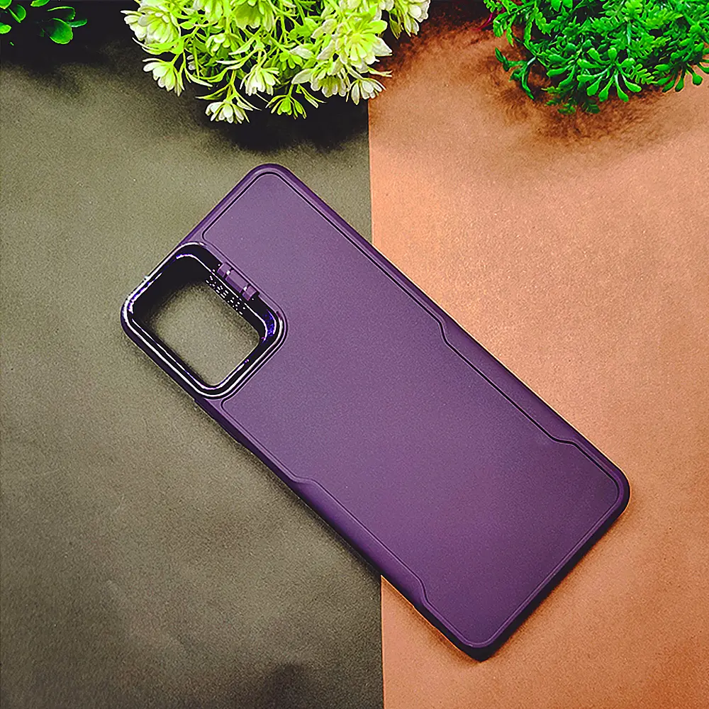Samsung Galaxy Note 10 Plus Case Pro Camera Stand Soft Silicone Back Case (Purple)