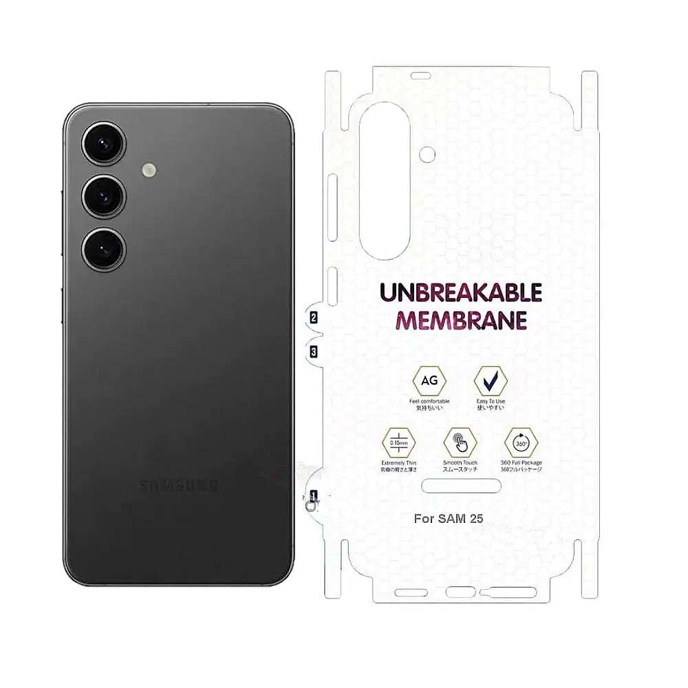 Samsung S25 360 Unbreakable Membrane Sheet - Ultimate Device Protection