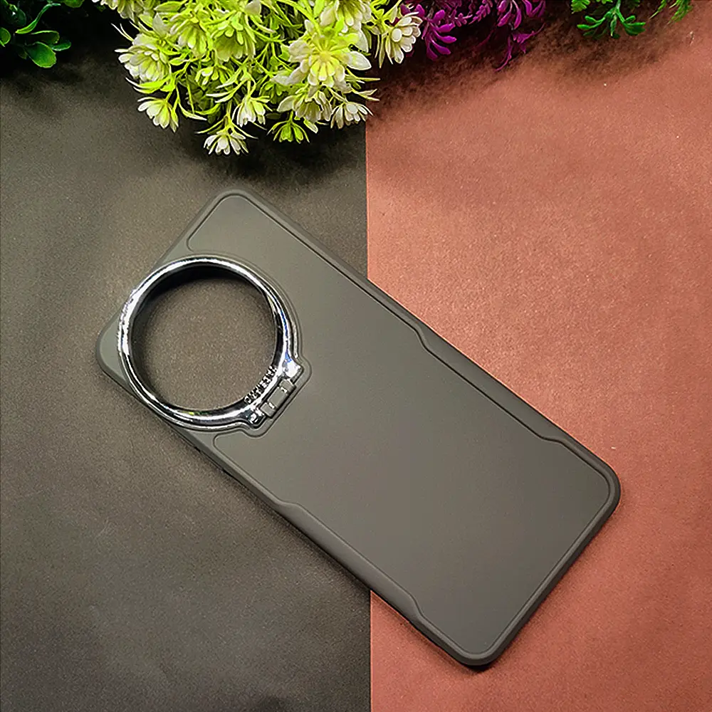 Tecno Spark 30 Pro Case Pro Camera Stand Soft Silicone Back Case (Natural Titanium)