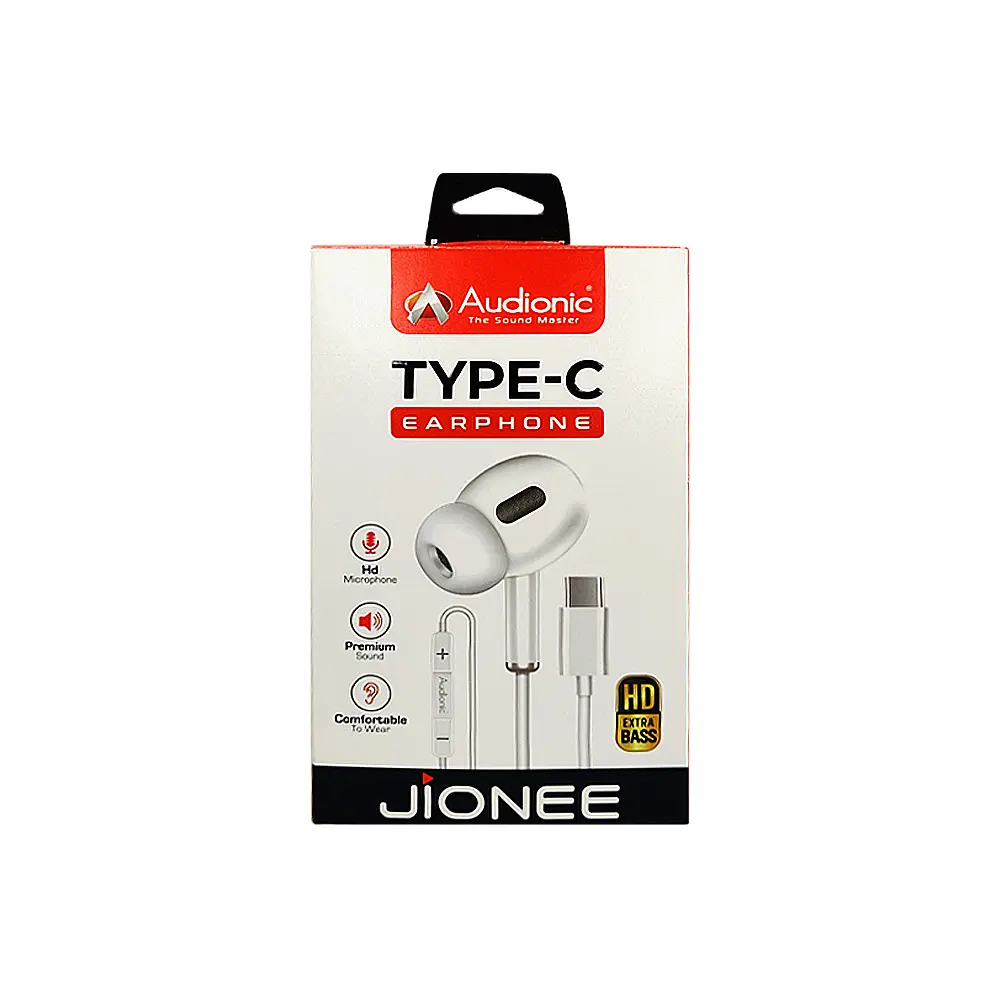 Audionic Type C Jionee Handsfree Full Bass